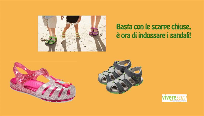 Sta per arrivare la stagione per i sandali Sta per arrivare la stagione per i sandali